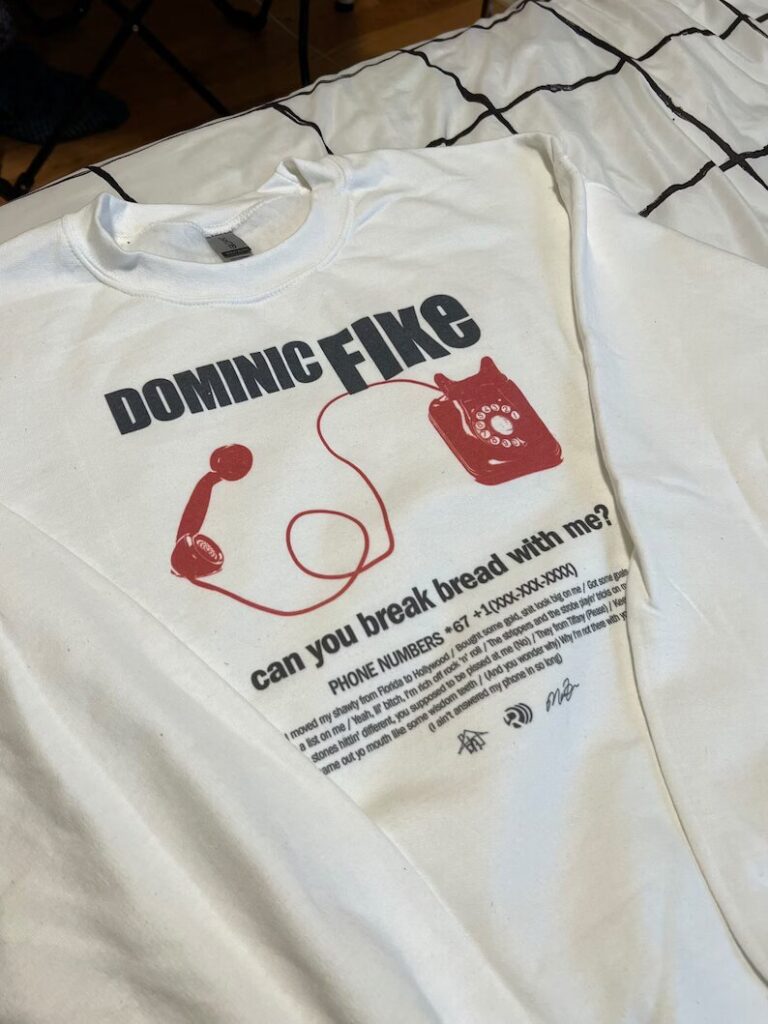 Dominic Fike Phone Numbers Sweatshirt