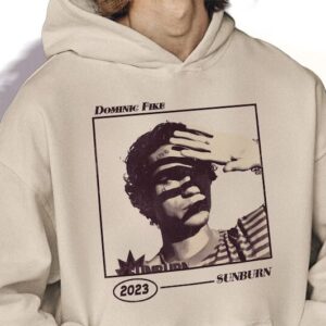 Retro Dominic Fike Sunburn Graphic Hoodie