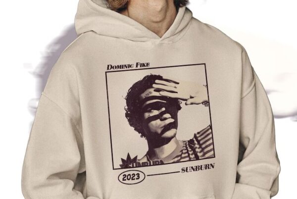 Retro Dominic Fike Sunburn Graphic Hoodie